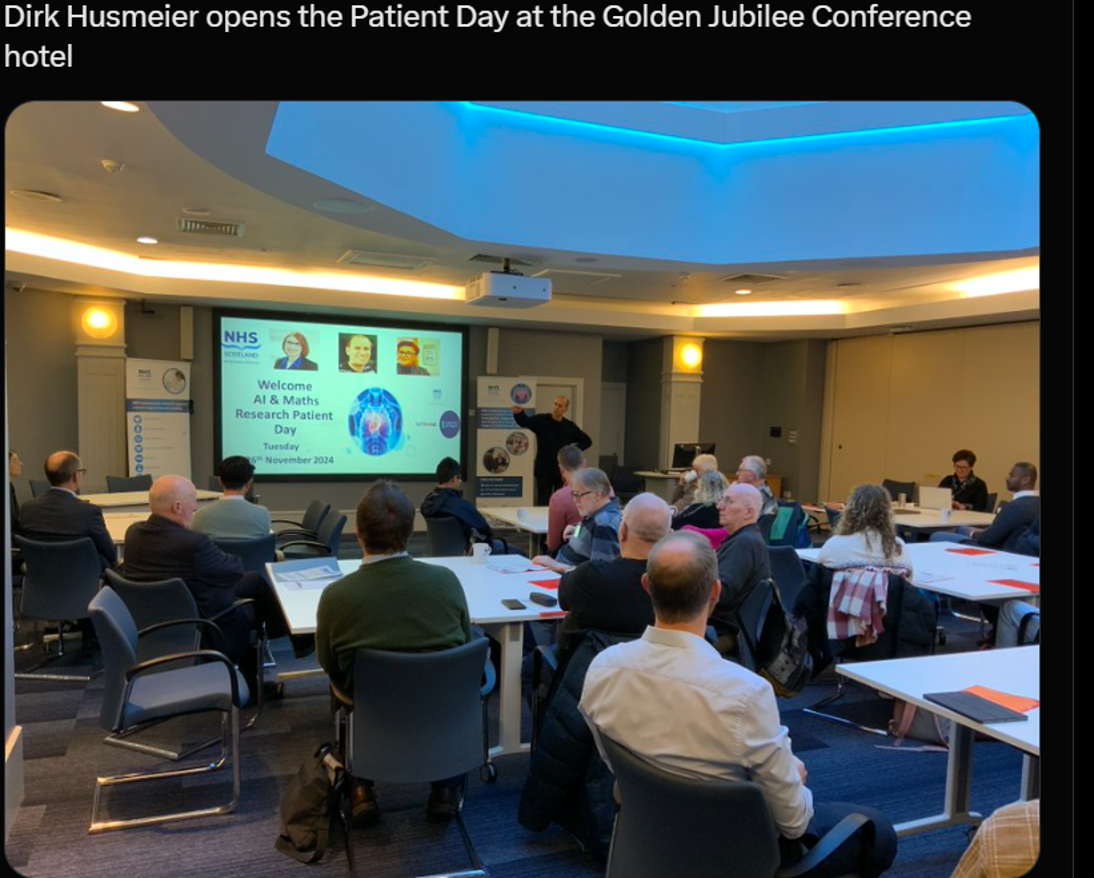 Researcher opens an event
